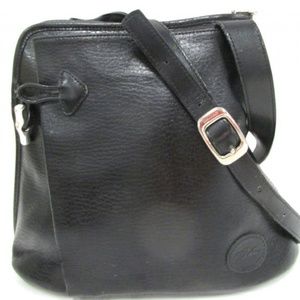 Longchamp 🐎 black leather crossbody